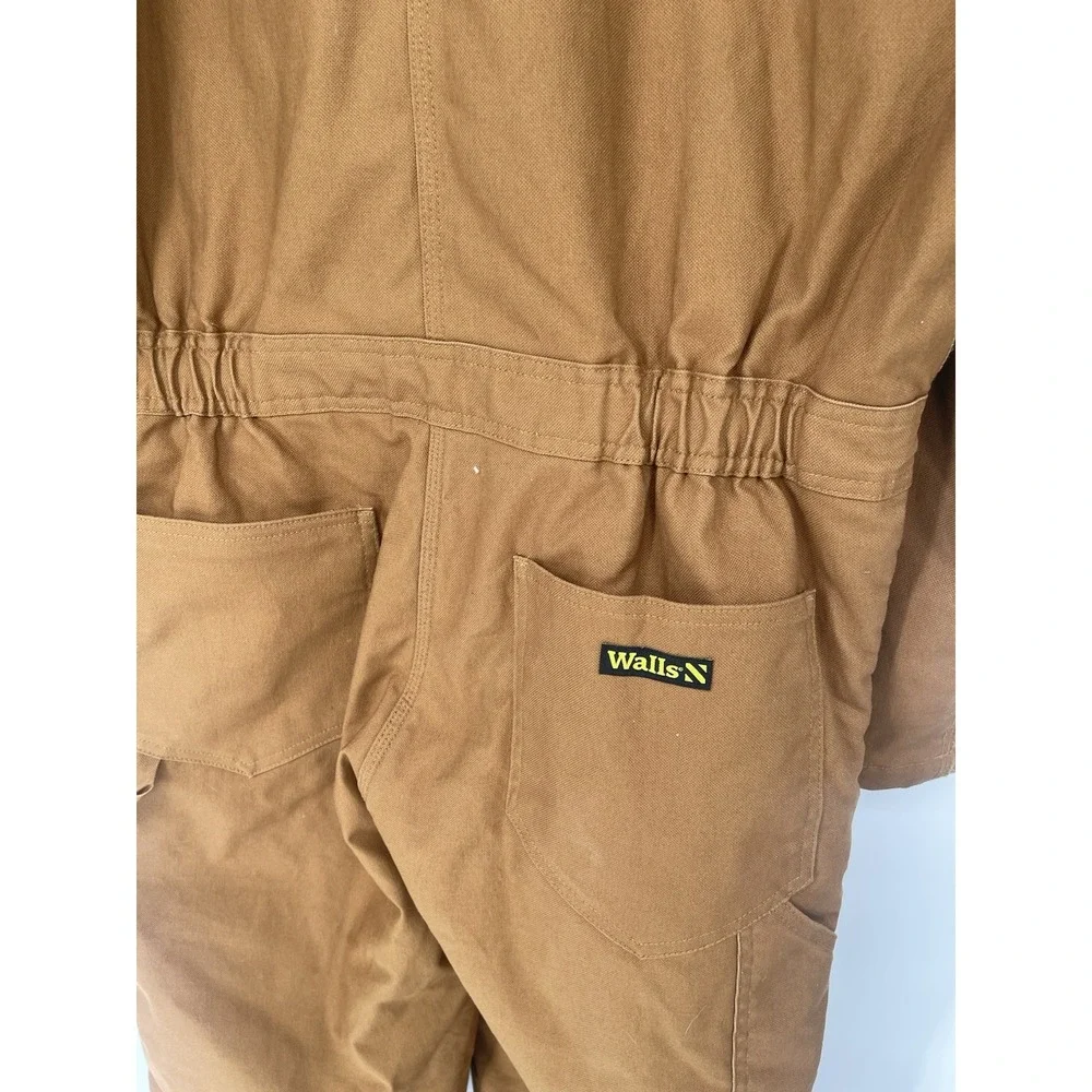 Walls Work Wear Quilted Liner Mechanics Coveralls Men's M Pit To Pit 24 Inseam29